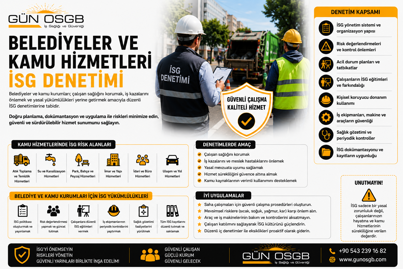 Belediyeler ve Kamu Kurumları İçin İSG Denetim Rehberi
