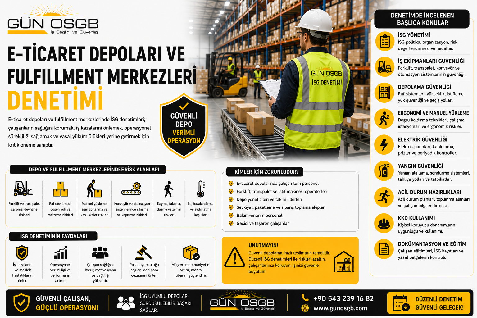 E-Ticaret Depolarında İSG Eğitimi Neden Gereklidir?