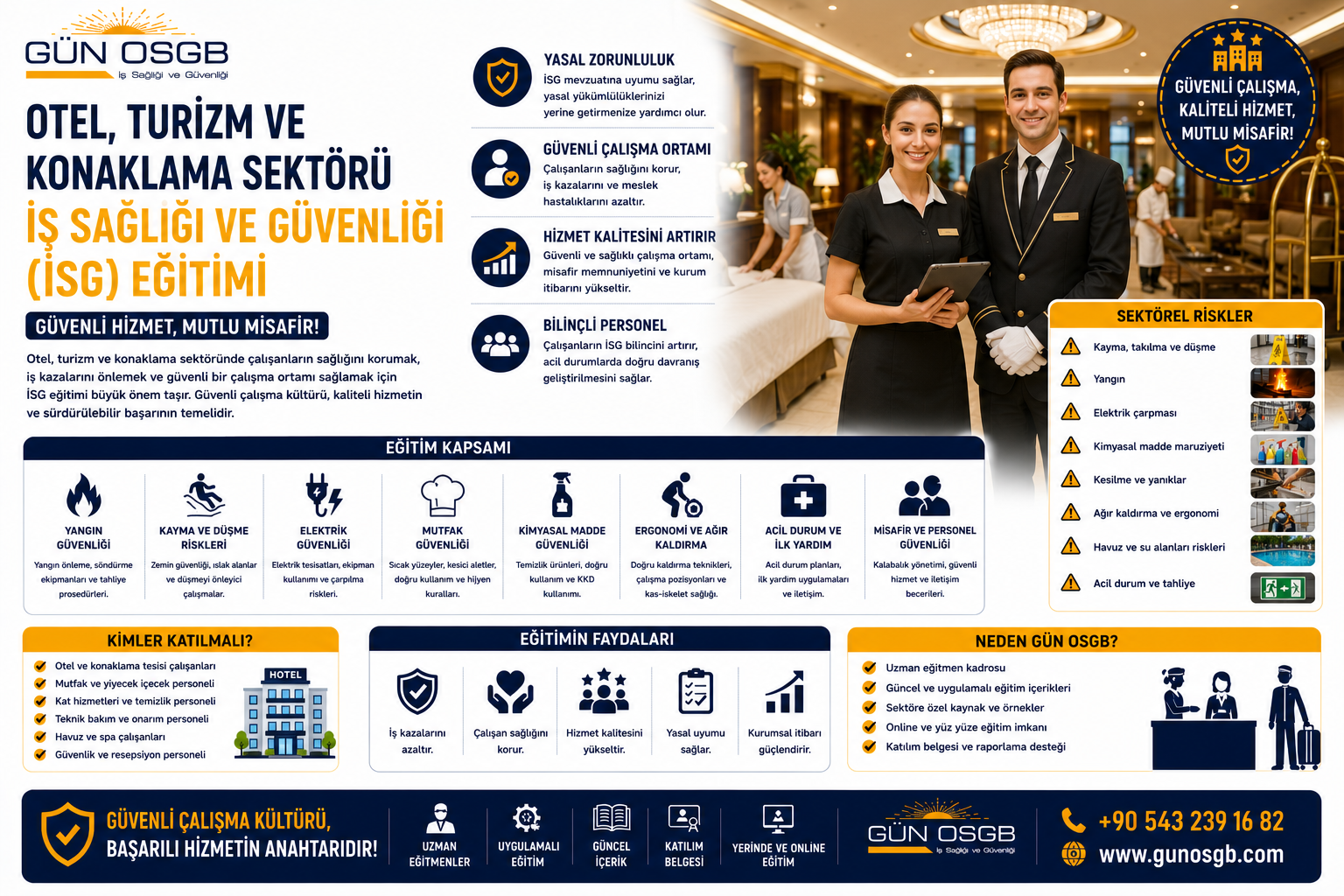 Otel ve Turizm Sektöründe İSG Eğitimi Neden Gereklidir?