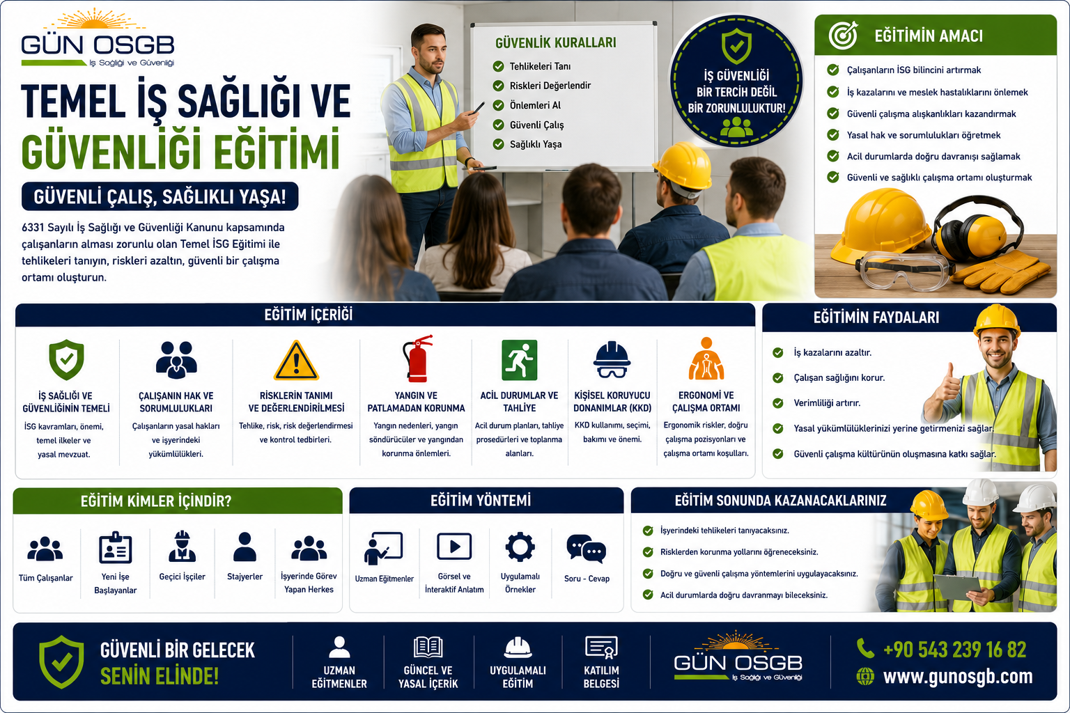 Temel İSG Eğitimi ile Güvenli Çalışma Kültürü Oluşturun
